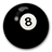Der schwarze 8-Ball